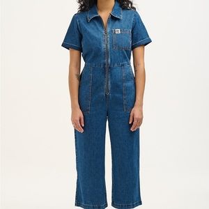 Lucy & Yak Ragan Jumpsuit: ORGANIC DENIM